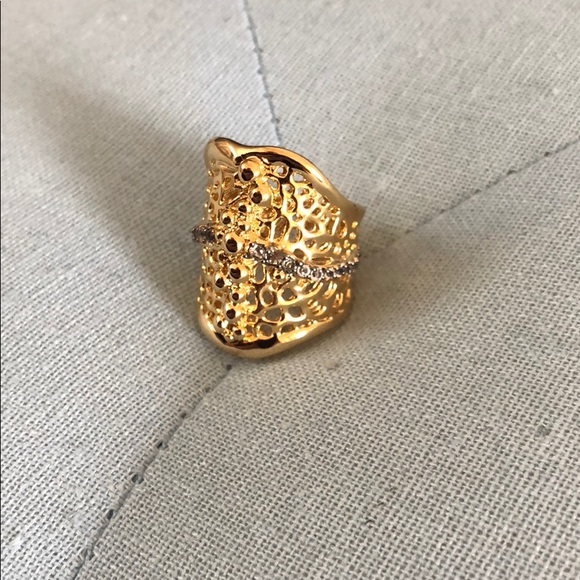 SALE🔥Coral Reef 14k Gold & precious stones ring - Picture 3 of 8